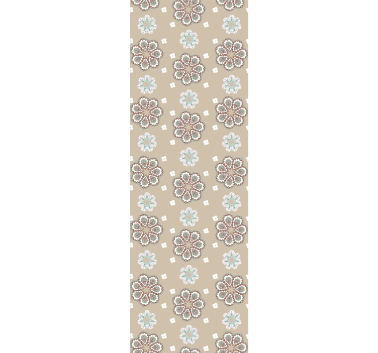 Rollo fenster home office im eleganten granny chic muster - TenStickers