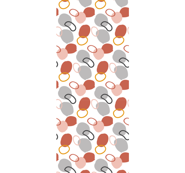 Rollo fenster home office bunte geometrische punkte - TenStickers