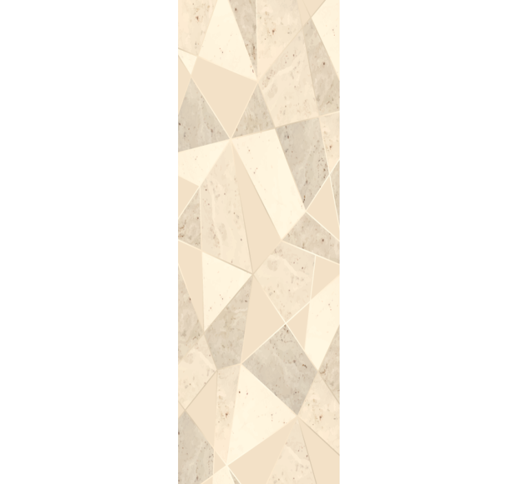 Rollo fenster home office 3d goldene dreiecke - TenStickers