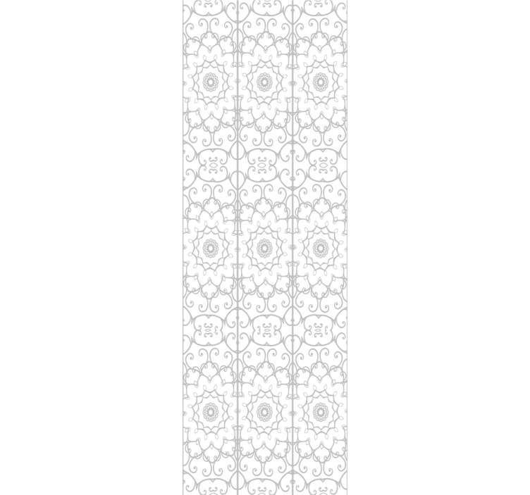 Rollo fenster home office mit floralem muster - TenStickers