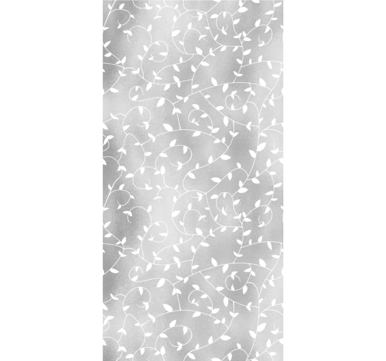 Rollo fenster home office silberne zweige - TenStickers