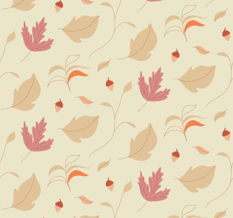 Rollo fenster home office herbstblätter - TenStickers