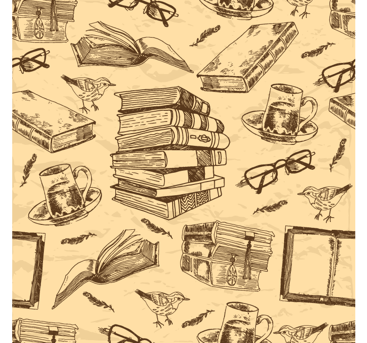Rollo fenster home office alte bibliothek - TenStickers