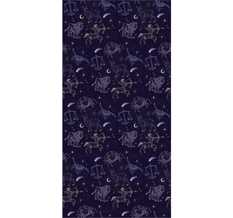 Rollo fenster jugendzimmer sternenmuster - TenStickers