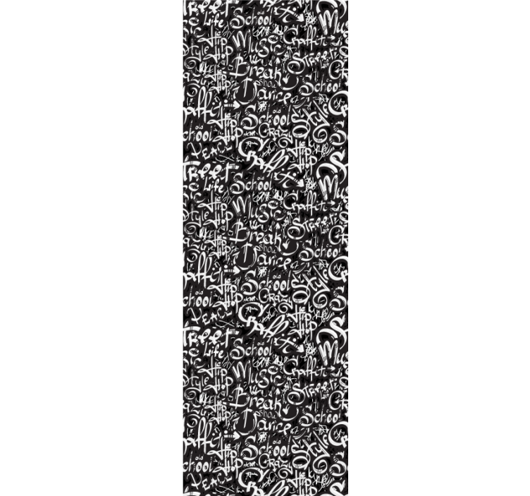 Rollo fenster jugendzimmer mit graffiti-design - TenStickers