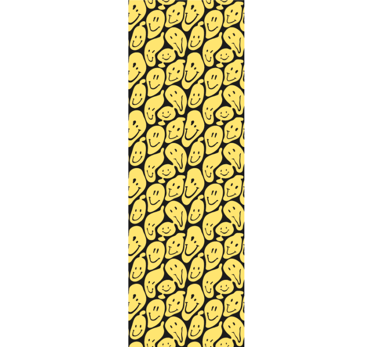 Rollo fenster jugendzimmer mit lächelnden gesichtern - TenStickers