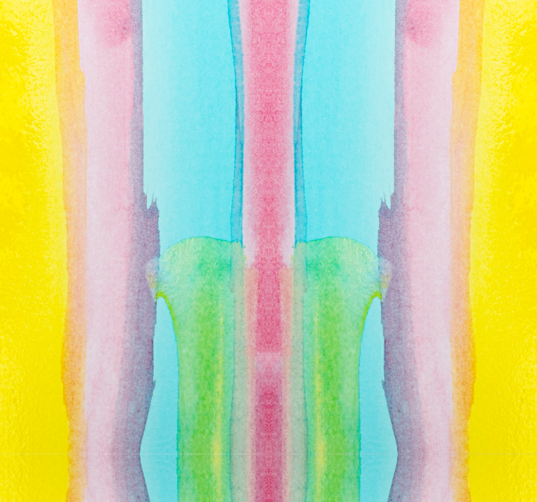 Rollo fenster jugendzimmer mit buntem hintergrund - TenStickers