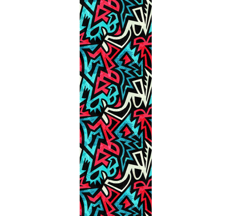 Rollo fenster jugendzimmer urbanes farbdesign - TenStickers