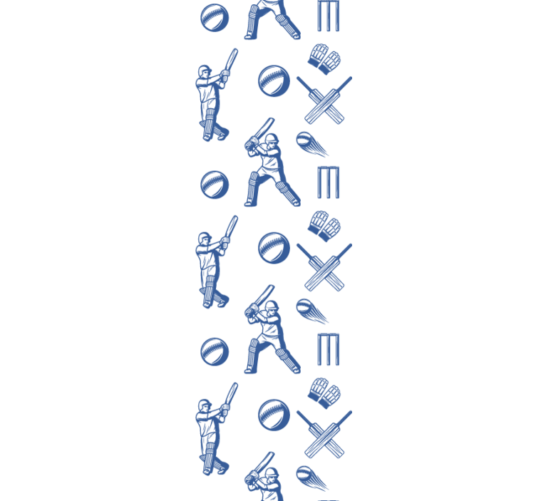 Rollo fenster jugendzimmer cricket design - TenStickers