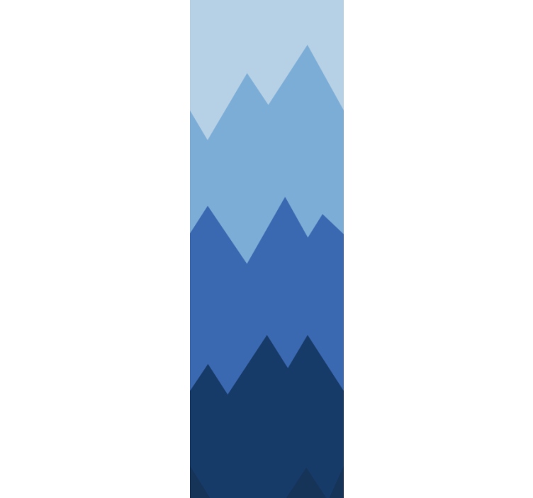 Fenster rollo modern bettwäsche weiß und blau - TenStickers