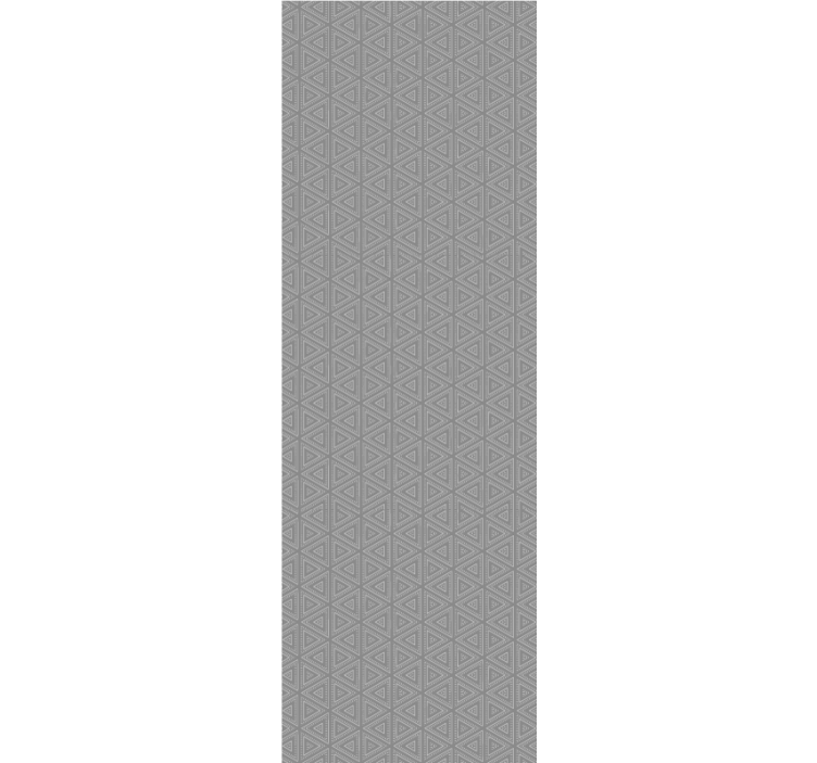 Fenster rollo modern graue dreiecke mit struktur - TenStickers