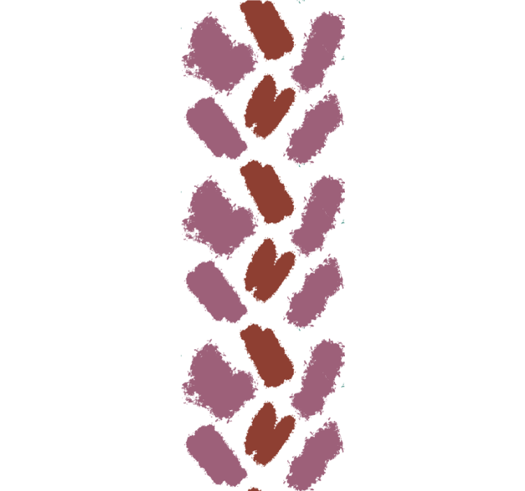 Fenster rollo modern in pink und rotem farbspritzer - TenStickers