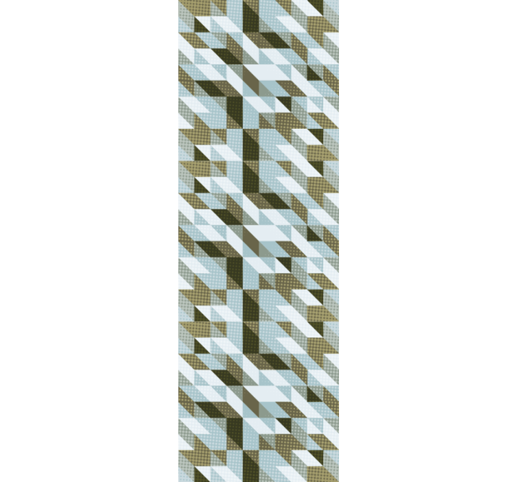 Fenster rollo modern mit modernen dreiecken - TenStickers