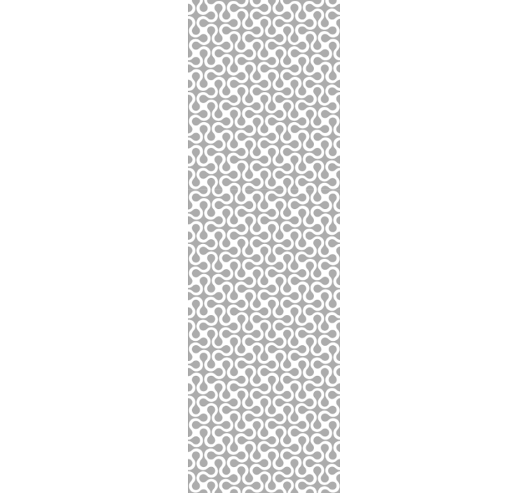 Fenster rollo modern in modernem weißen twister - TenStickers