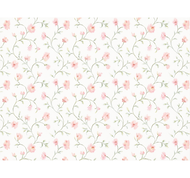 Rollo fenster rosa botanische pinke blume - TenStickers