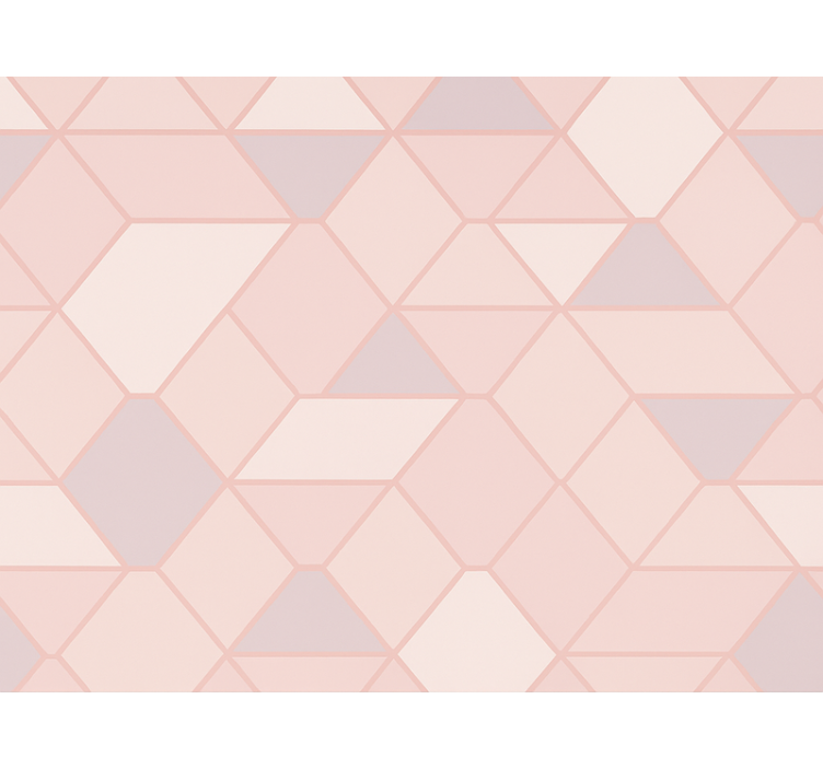 Rollo fenster rosa moderne abstrakte pinke figuren - TenStickers