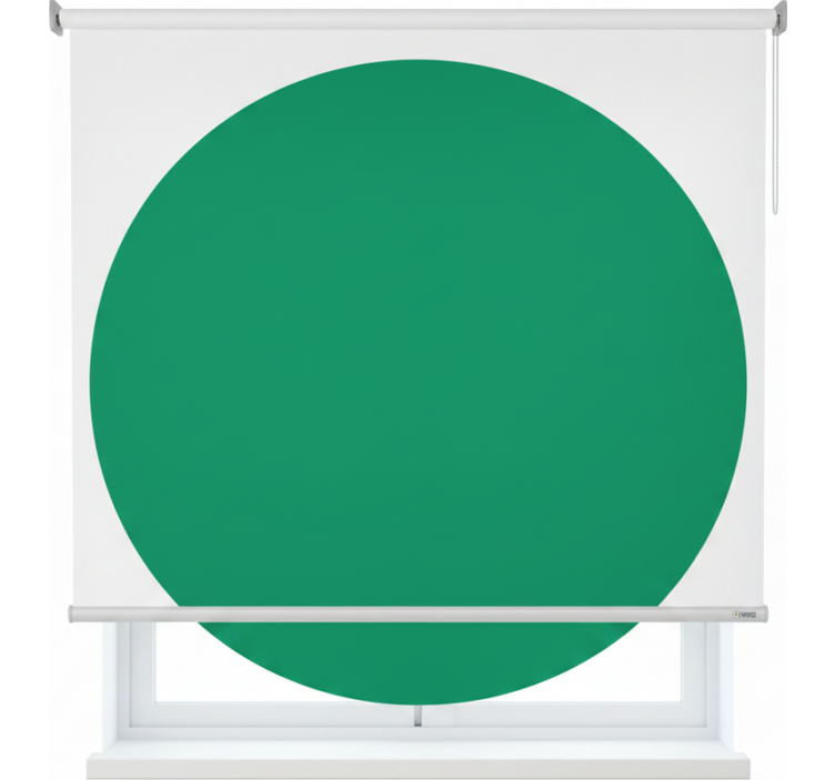 Rollo fenster grün für ein grünes ambiente - TenStickers