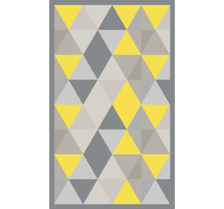 Rollo fenster schlafzimmer mit pantone-dreiecken - TenStickers