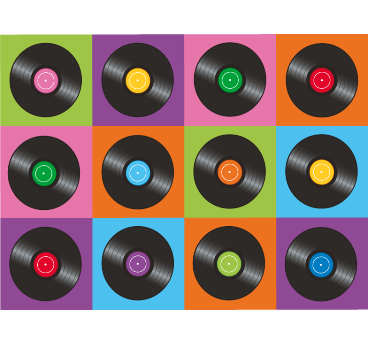 Rollo fenster schlafzimmer und küchen vinyl teller - TenStickers