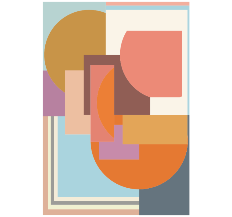 Rollo fenster schlafzimmer modernes geometrisches mosaik - TenStickers