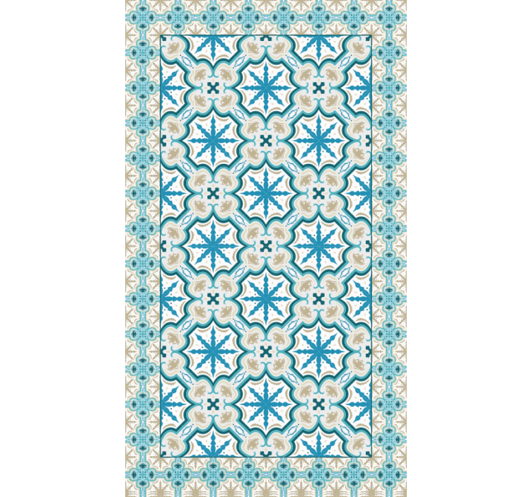 Rollo fenster schlafzimmer blau und braun beija - TenStickers