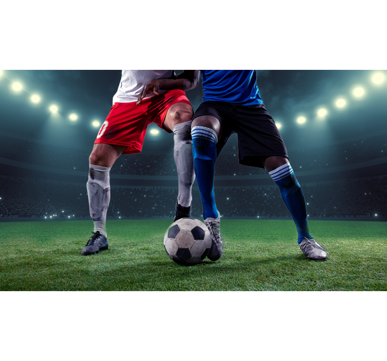 Fußball Rollos Ball im stadion - TenStickers