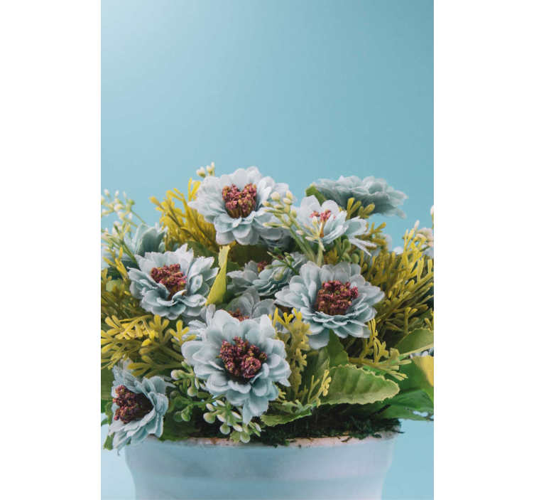 Rollo Fenster Blumen und Pflanzen saftiges arrangement - TenStickers
