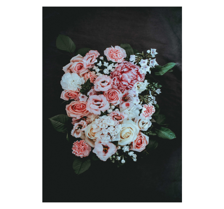 Rollo Fenster Blumen blühendes blumenarrangement - TenStickers