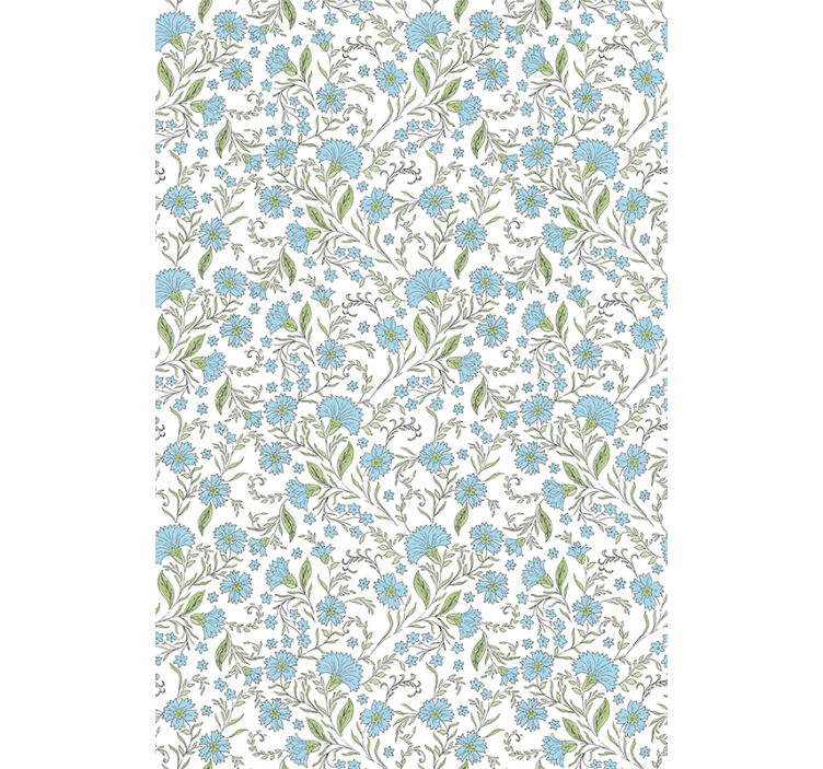 Rollo Fenster Blumen und Pflanzen blumenrankenmuster - TenStickers