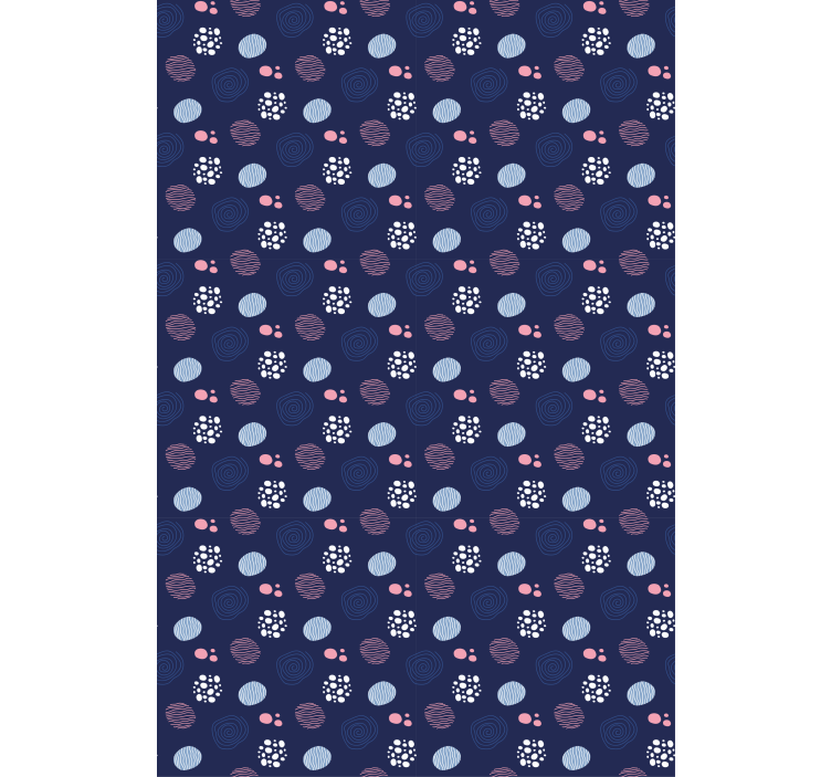 Rollo Fenster Muster abstrakte kreismuster - TenStickers