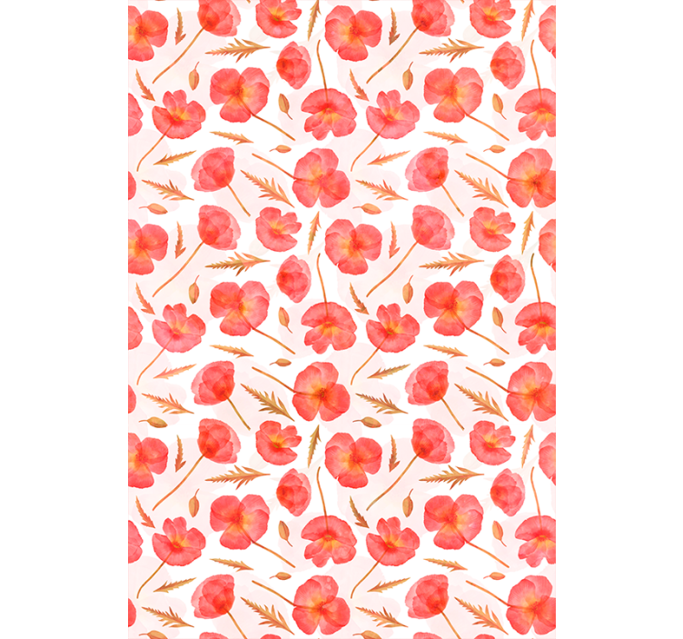 Rollo Fenster Blumen und Pflanzen zarte florale muster - TenStickers