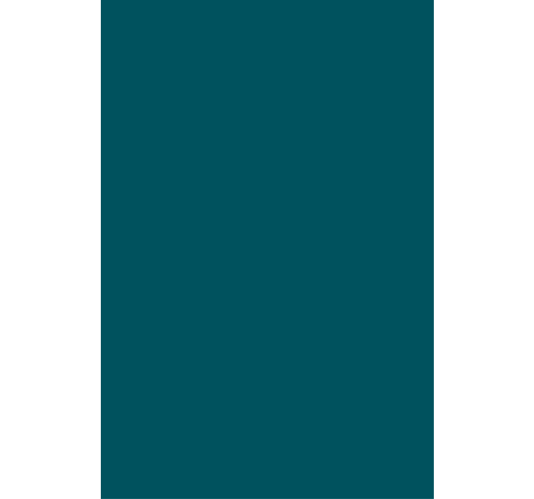 Rollo Fenster undurchsichtig tiefblaugrüne leinwand - TenStickers