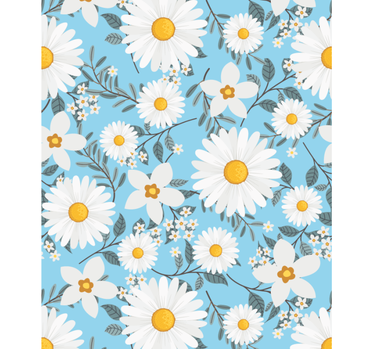 Rollo fenster blumen und pflanzen gänseblümchen blühen - TenStickers