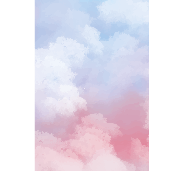 rollo Ehe Handbemalte himmelswolken - TenStickers