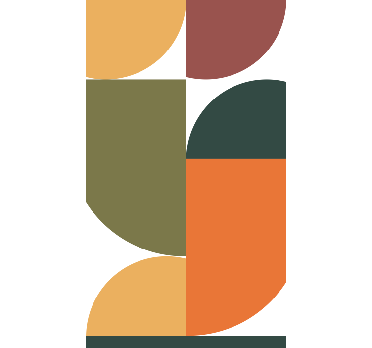 Fenster Rollo modern geometrische formfusion - TenStickers