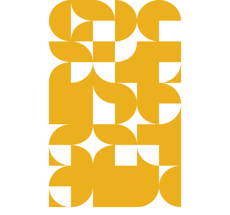 Fenster Rollo modern abstrakte geometrische formen - TenStickers