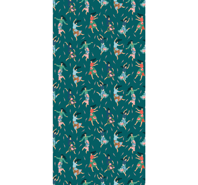 Rollo Fenster Originell tanzende frauen muster - TenStickers
