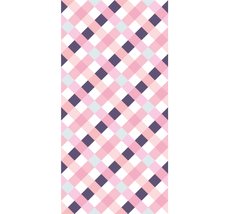 Fenster Rollo modern rautenmuster harmonie - TenStickers