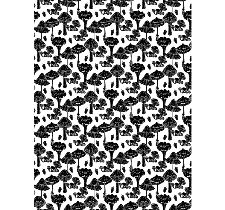 Rollo Fenster Blumen und Pflanzen pilz-muster - TenStickers