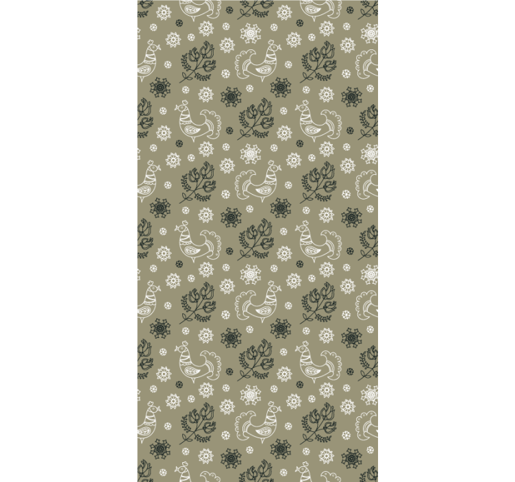 Rollo Fenster Tiere bezaubernde vogelmuster - TenStickers