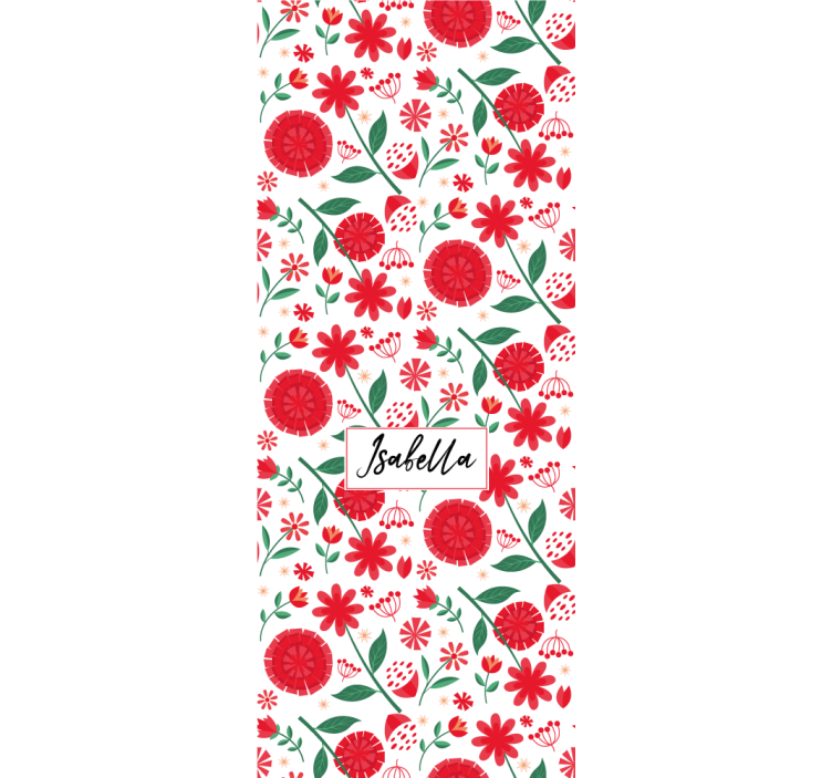 Rollo fenster blumen und pflanzen mit floralem muster - TenStickers