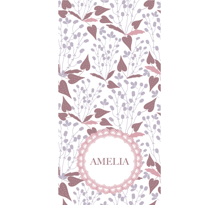 Rollo fenster blumen und pflanzen mit blumenmuster - TenStickers