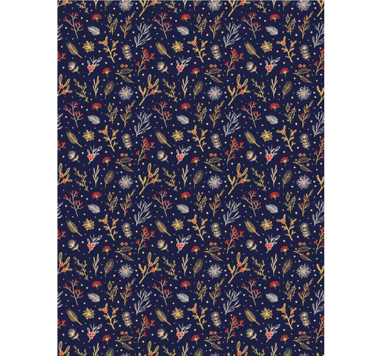 Rollo Fenster Blumen und Pflanzen blumenmuster natur - TenStickers