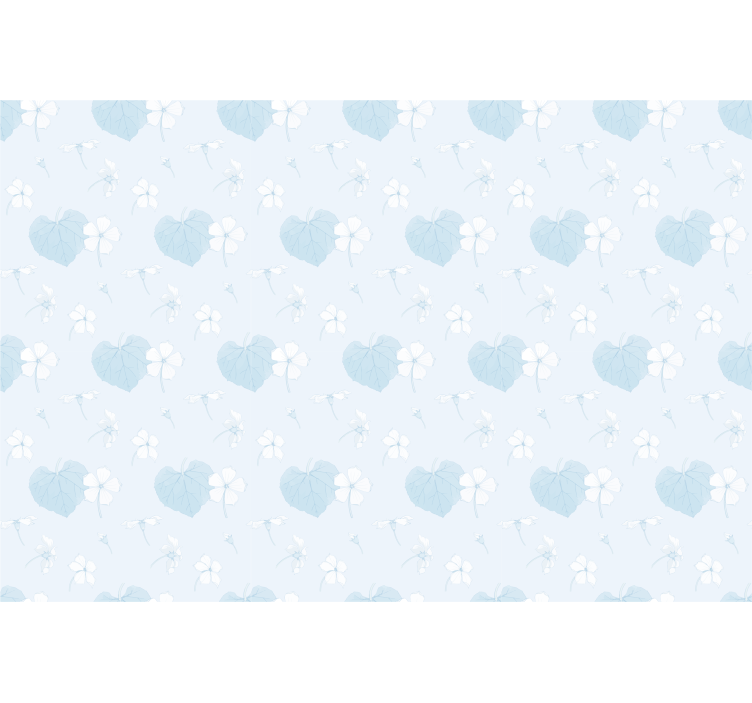 Rollo Fenster Blumen und Pflanzen zarte blumenherzen - TenStickers