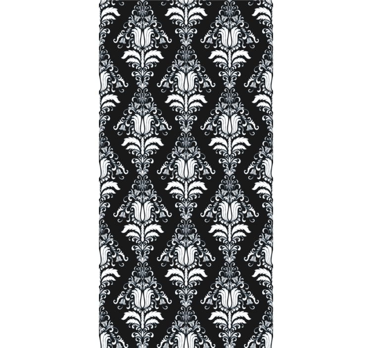 Fenster Rollo Elegant zeitloses botanisches motiv - TenStickers