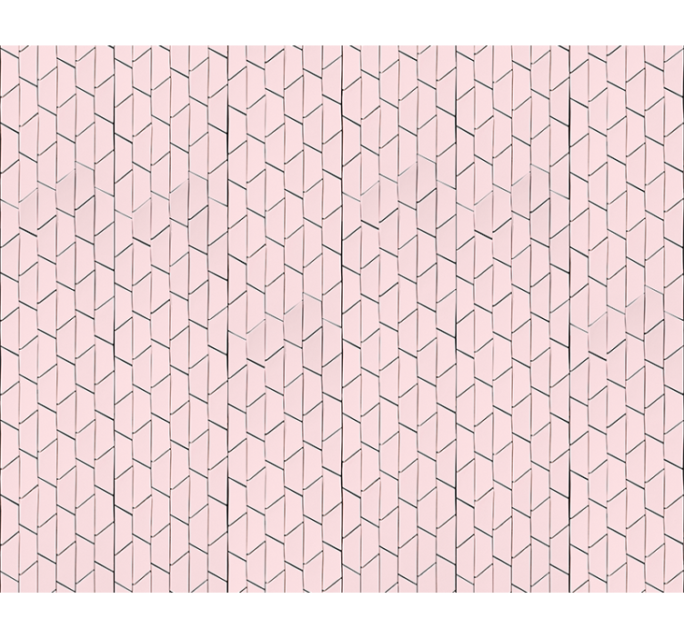 Rollo Fenster Muster rosa geometrisches musterdesign - TenStickers