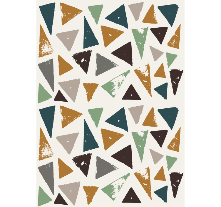 Rollo Fenster Hochzeit geometrisches dreiecksmotiv - TenStickers