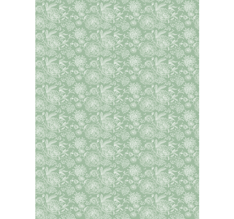 Rollo Fenster Blumen und Pflanzen zarte pflanzenelemente - TenStickers