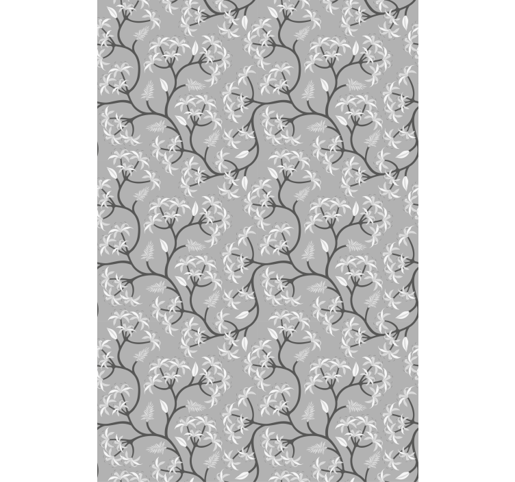Rollo Fenster Blumen und Pflanzen elegante blumenzweige - TenStickers