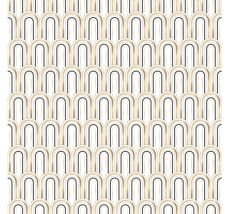 Fenster Rollo modern elegante bogenmuster - TenStickers
